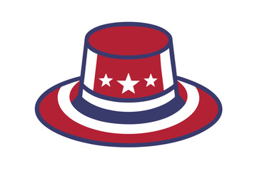 top hat with red hat