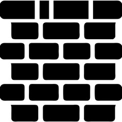 Obraz premium Vector Brick Wall Pattern Simplistic Illustration for Design Background