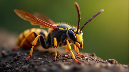 wasp on a leaf