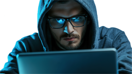 Cybersecurity expert in action a glimpse into tech security practices modern workspace digital environment focused view