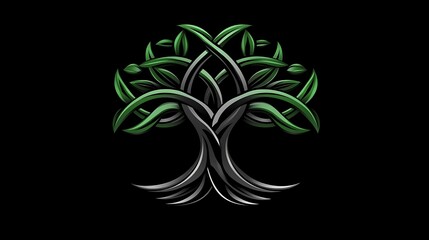 Ornamental Celtic Tree of Life design