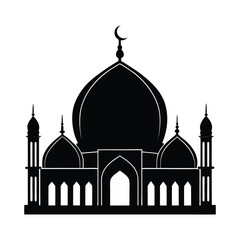 taj mahal silhouette