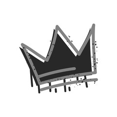 Urban art elements, graffiti vector icons set.