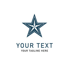 Obraz premium abstract star logo