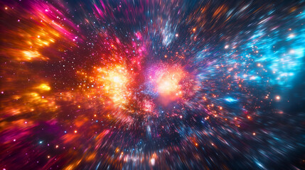 Fototapeta premium Abstract space background