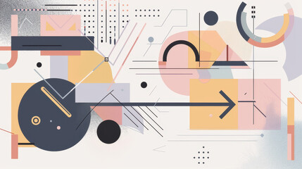 Obraz premium modern geometric vector background