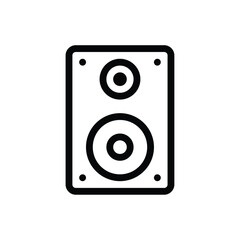 Subwoofer icon. Simple vector sign.