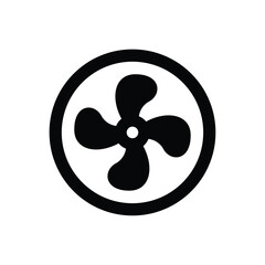 Fan icon. Simple vector sign.