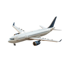 Logistic Airplane side view isolate on white or transparency background