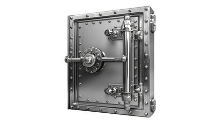 Secure Steel Bank Vault Door Strongbox Metal Safe Security