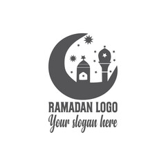 Ramadan Mubarak, Ramadan logo, Ramadan month logo concept, elegant crescent moon and star logo design, Ramadan Concept Icons, Ramadan text logo design, Modern Crescent logo design,
abstract logo,