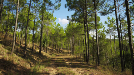 Obraz premium autumn in the forest