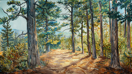 Fototapeta premium autumn in the forest