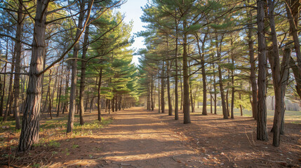 Fototapeta premium autumn in the forest