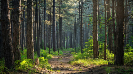 Fototapeta premium autumn in the forest