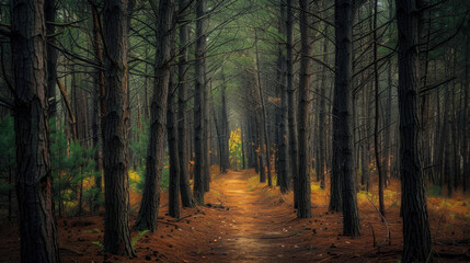 Fototapeta premium autumn in the forest