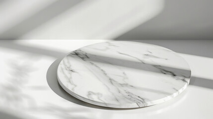 white marble table top