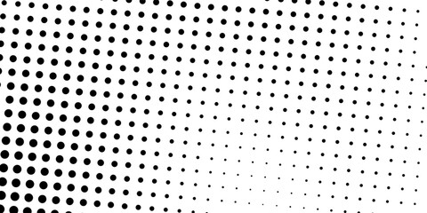 Abstract grunge halftone gradient background. Faded grit noise texture. White and black sand wallpaper. Retro pixelated backdrop simple modern art