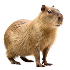 Fototapeta premium Capybara Image: Huge Rodent Photo isolated on transparent background