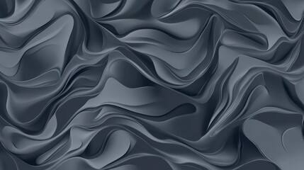 Obraz premium Abstract Gray Waves: A Stunning Visual Symphony