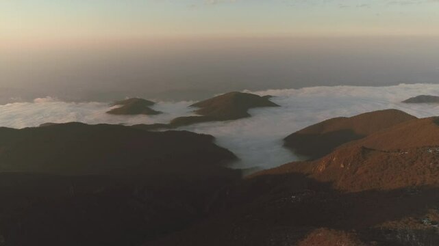 sunrise over the mountains