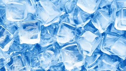 Ice cubes background