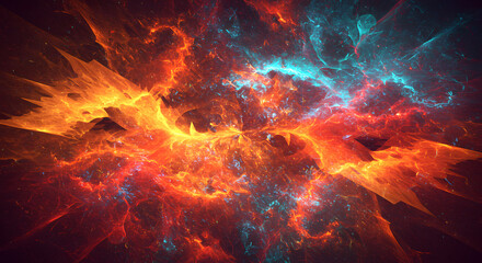 Fototapeta premium abstract fire background