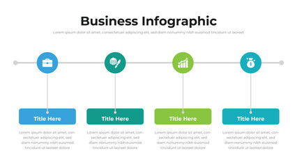 Business infographic presentation layout fully editable.