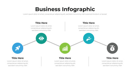 Business infographic presentation layout fully editable.
