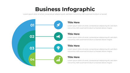 Business infographic presentation layout fully editable.