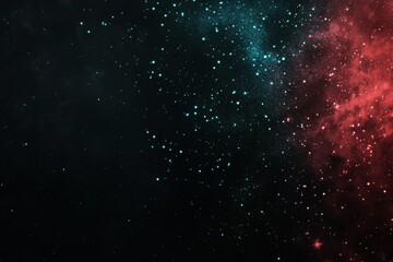 Majestic cosmic vista with vibrant nebula and stars. Generative AI