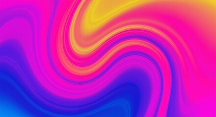 Obraz premium Abstract colorful swirl gradient background. Modern pink, blue, yellow backdrop for website, banner, design