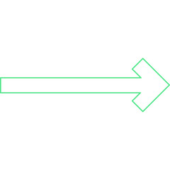 Right Arrow icon single vector illustration