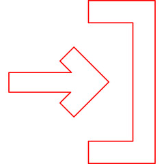 Jump to End icon single vector illustration