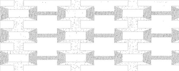 Abstract wave moving dots flow particles, hi-tech and big data background design for brochures