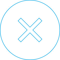 Close icon single vector illustration