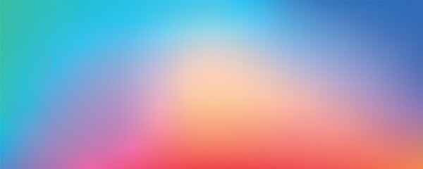 Rainbow abstract pastel gradient background with blur effect. Vector banner wallpaper texture.
