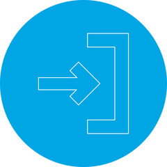 Jump to End icon single vector illustration