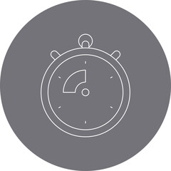 Chrono icon single vector illustration