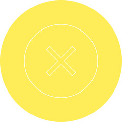 Close icon single vector illustration