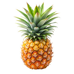 Fototapeta premium Fresh Pineapple: Juicy Fruit Image isolated on transparent background