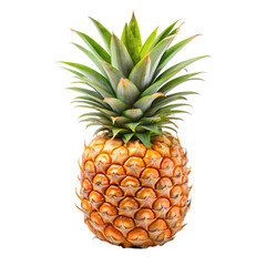 Fresh Pineapple: Juicy & Sweet Tropical Fruit isolated on transparent background
