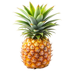 Fototapeta premium Fresh Pineapple: Juicy & Sweet Tropical Fruit isolated on transparent background