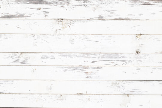 Rustic White Painted Wood Texture With Natural Weathered Patterns