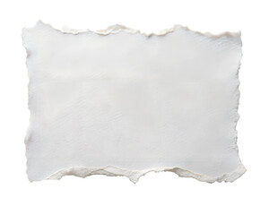 Obraz premium Torn white paper isolated on transparent background,white ripped paper 