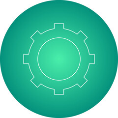 Setting icon single vector illustration