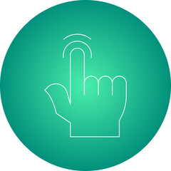 Tap icon single vector illustration