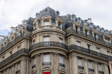 The Elegant Parisian Architecture with Classic Balconies