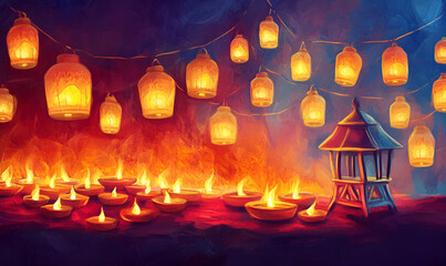 Beautiful Festive Lights and Lanterns