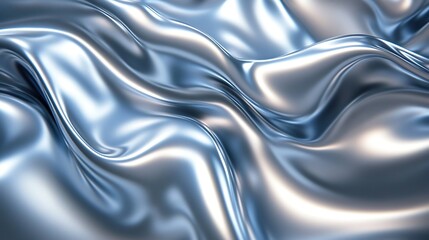 Obraz premium Gray silver background with a smooth shine and metallic texture for modern designs